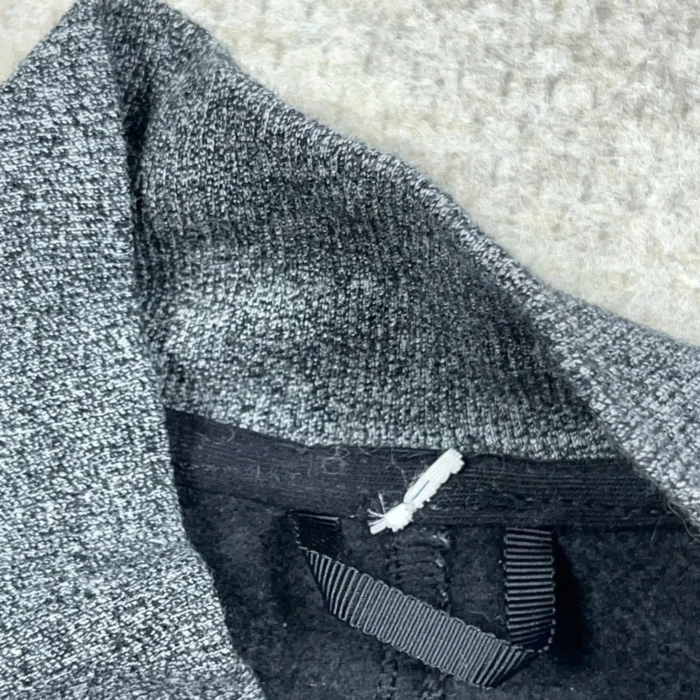 Lululemon Back To It‎ Wrap Fleece Jacket Heathered Stretch Full Zip Gray Size 6